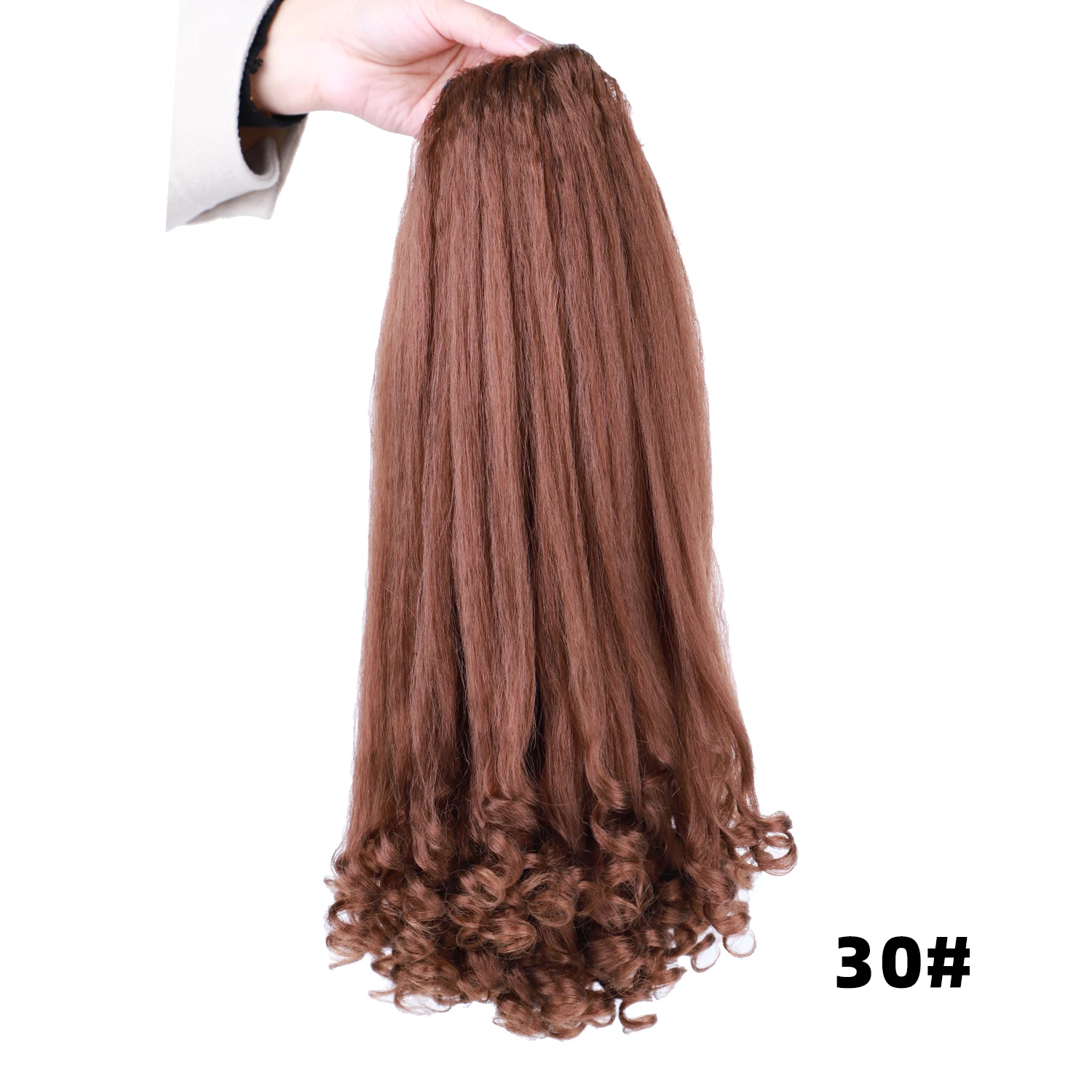 Blice Synthetic Curly Ponytail Hair Attached Pony Hair Extensions For Women Wrap Around With Drawstring Handles Tail Hairpieces