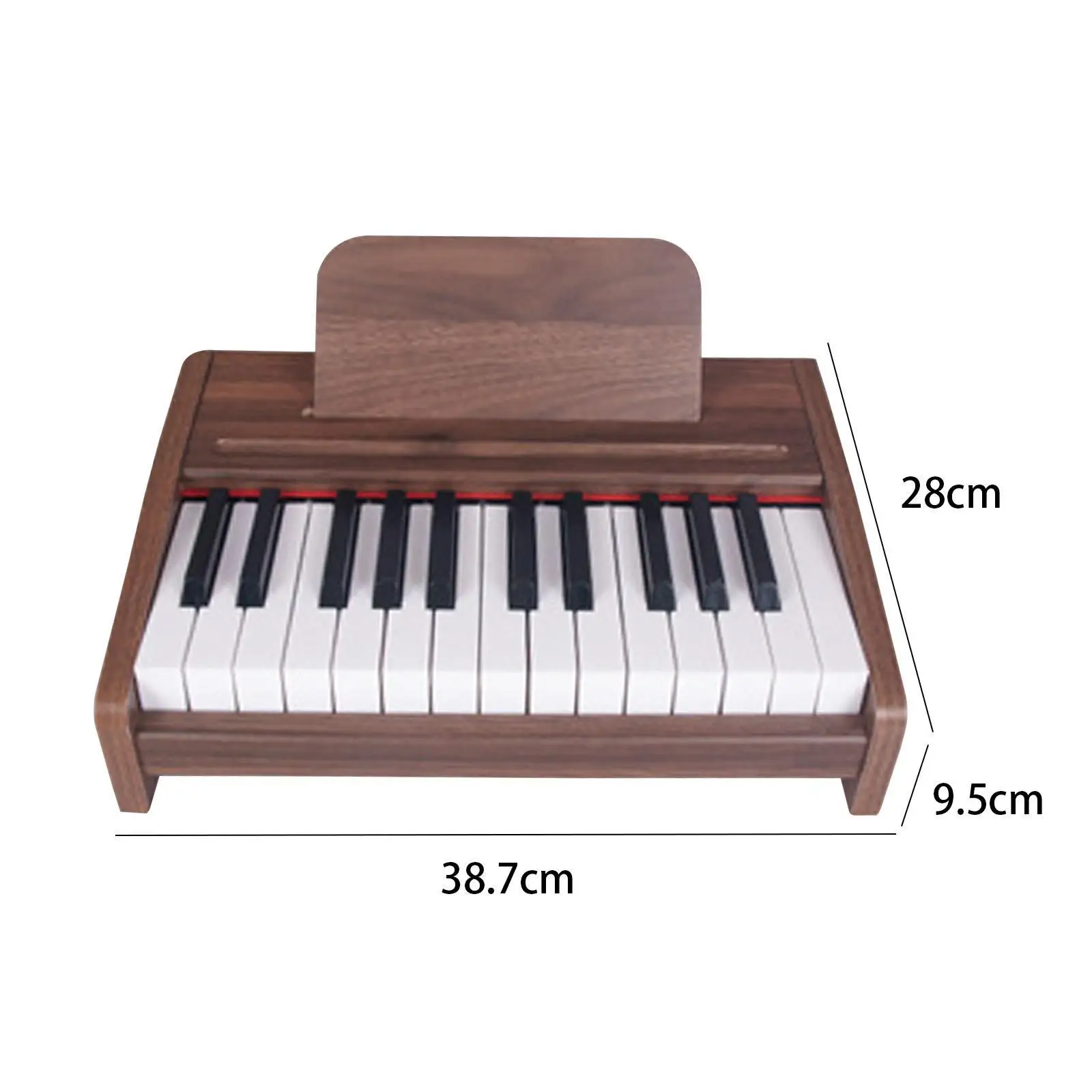 Kids Piano Keyboard Portable Wooden Educational Musical Toy Educational Teaching Piano Electronic Toy Piano Children Toy