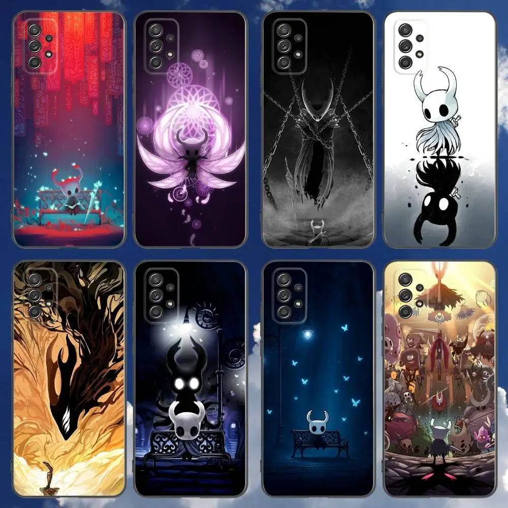 

Hot H-Hollow K-Knight Game Phone Case For Samsung Galaxy A 91,80,73,72,71,53,52,51,22,5G Shockproof Soft Black Cover