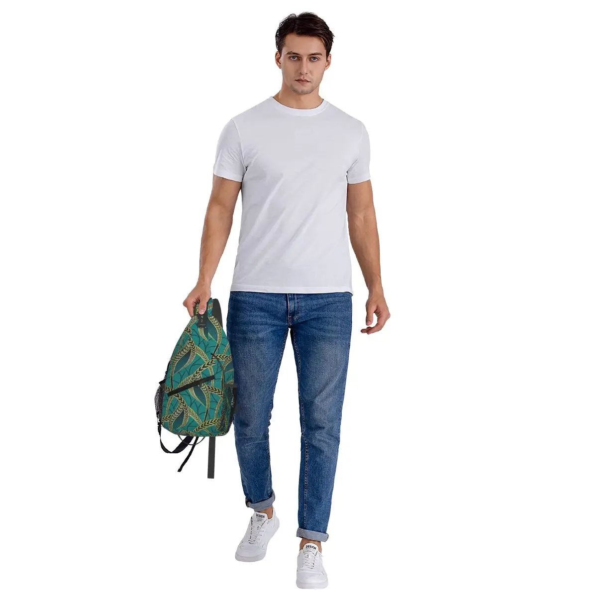 بارد الأفريقية العرقية القبلية الفن نمط أفريقيا أنقرة طباعة حقيبة صدر للرجال الرجال الرافعة Crossbody على ظهره حقيبة صدر للرجال Daypack حقيبة كتف