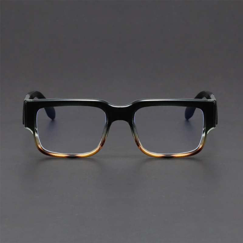 SZTZX Classic Vintage Everyday Wear Durable Anti Blue Light Myopia Glasses Rectangle Progressive Prescription Reading Glasses