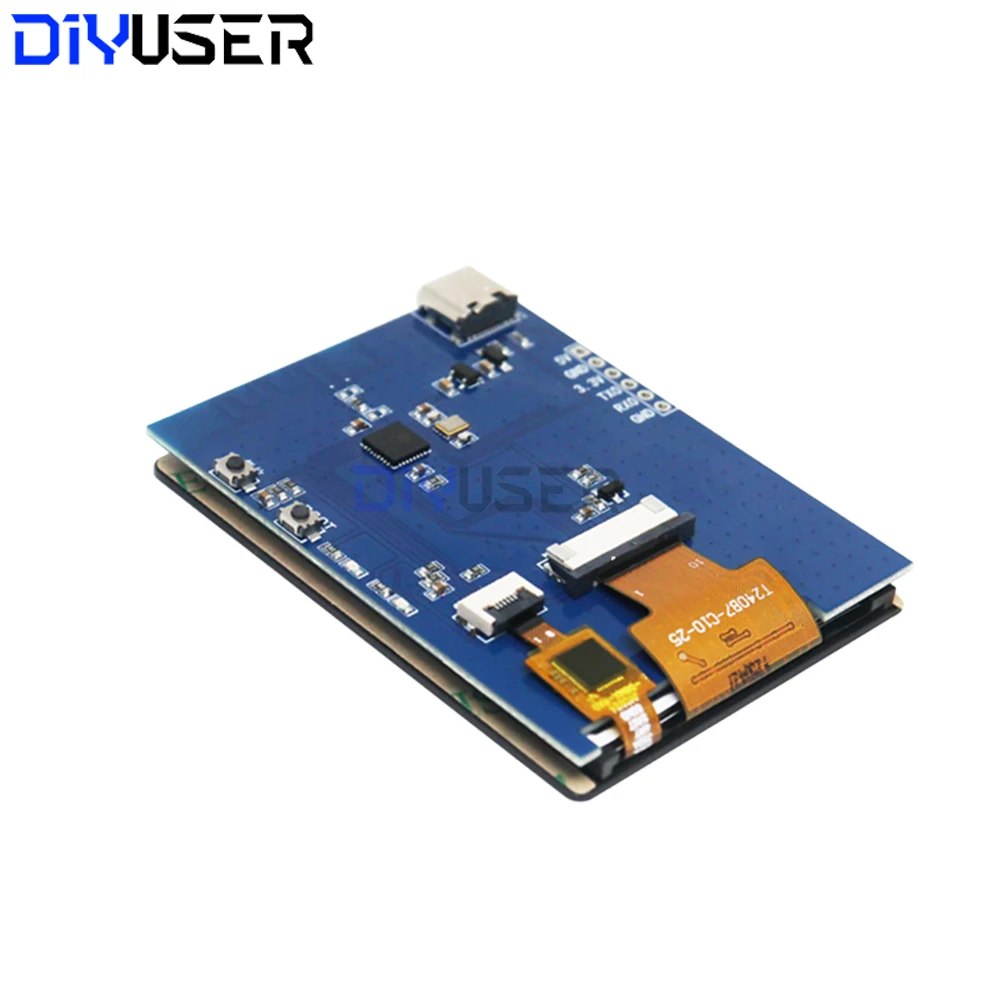 لوحة تطوير ESP32-C3 مع شاشة TFT LCD تعمل باللمس مقاس 2.4 بوصة ST7789 SPI WiFi BLE 5.0 لمشاريع Arduino IDE IoT DIY