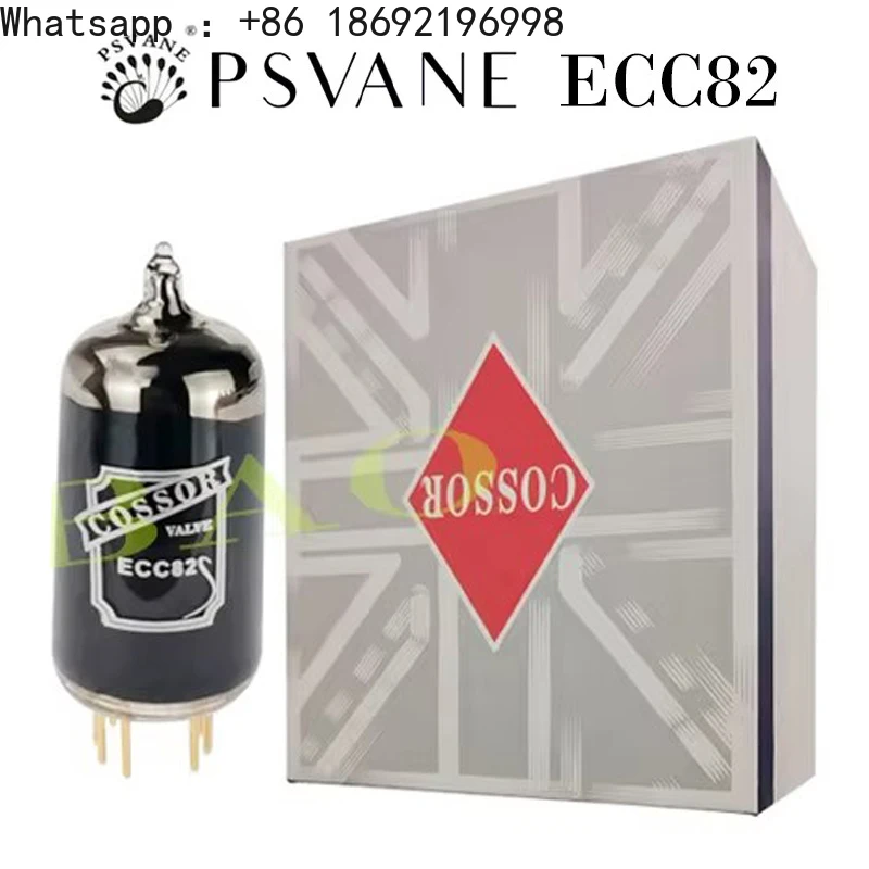

PSVANE ECC82 Electron Vacuum Tube Golden Feet Replace 6N10 12AU7 ECC802 HIFI Audio Valve DIY Preamplifier Kit Matched Quad
