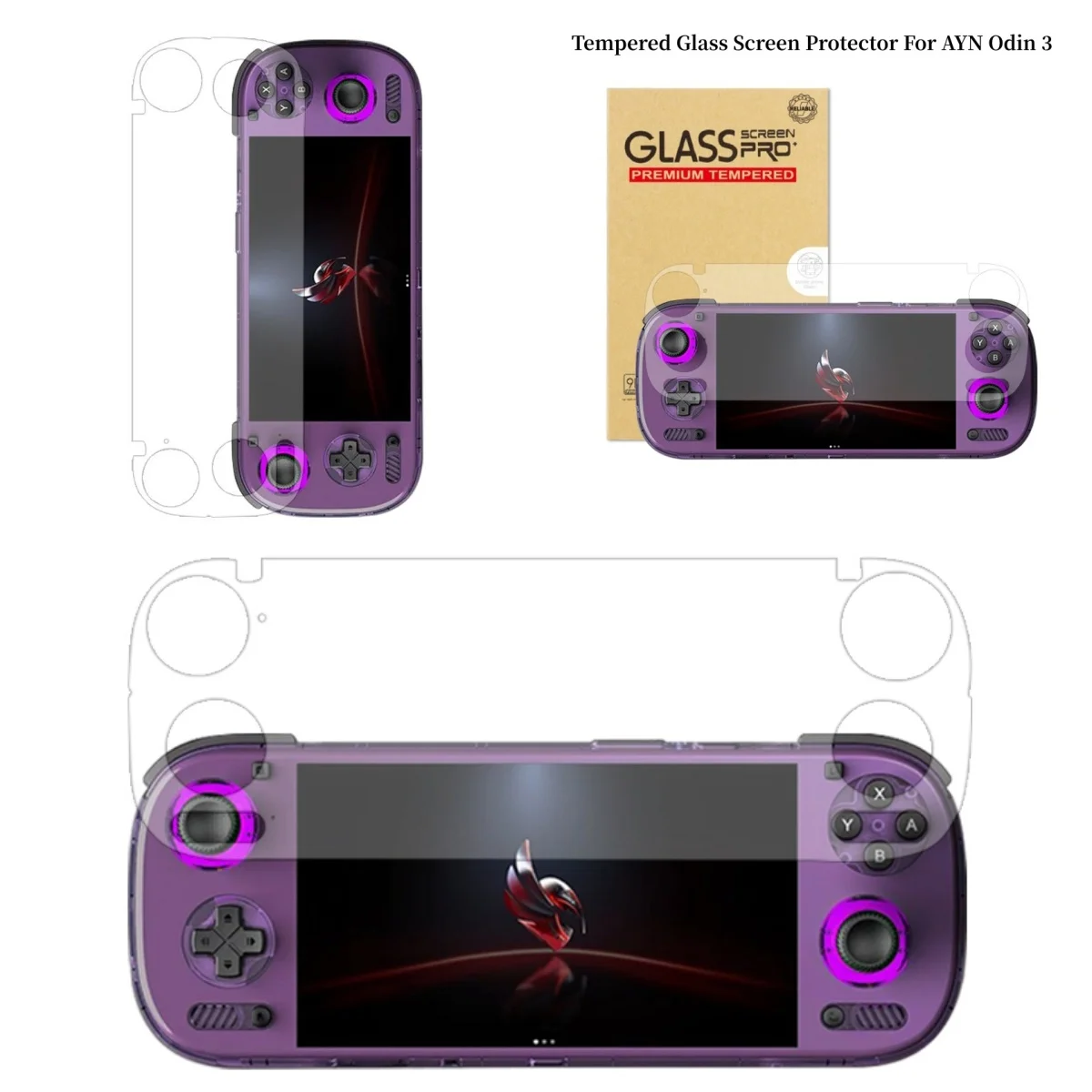 Offical AYN Odin 3 Screen Protector Tempered Glass Film Anti 