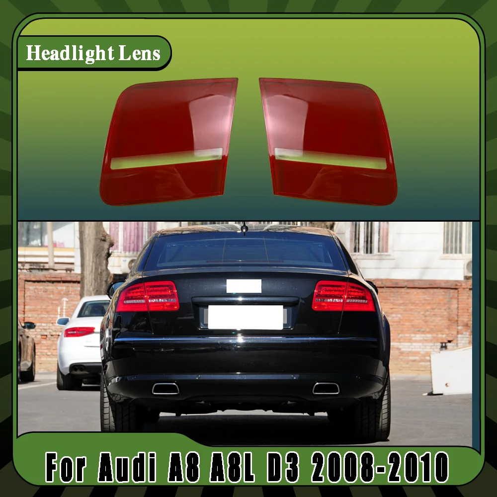 

For Audi A8 A8L D3 2008-2010 Car Accessories Rear Outer Taillight Shell Tail Lamp Cover Turn Signal Stop Light Mask Plexiglass