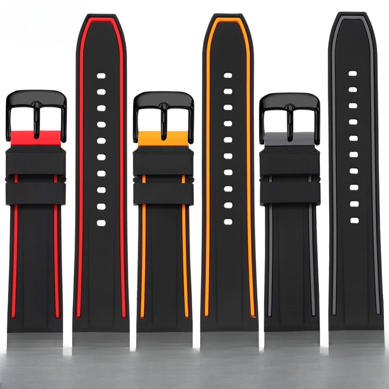 Für Diesel Silikon Schnellverschluss-Armband Herren Dz4318 4323 4535 Mehrfarbiges Gummi 20 22 24 mm mit Werkzeug Ersetzen Sie das Uhrenarmband