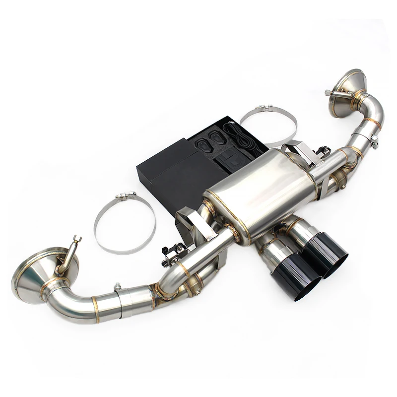 

Adjustable Valve Catback Exhaust System with Remote Control, Compatible with Porsche 911 992/992.1/992 GT3 RS 4.0L 2017-2023