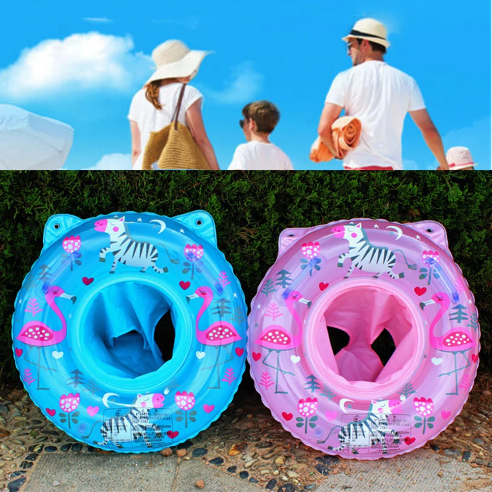 Baby Float Swim Ring Children's Swimming Seat Ring Inflatable Infant Underarm Ring Baby Material Thick Seat Ring For Kids