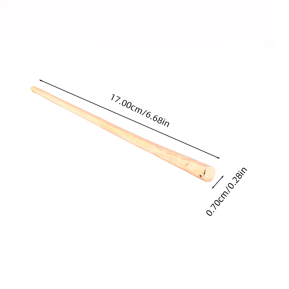 

2pcs Hair Chopsticks Vintage Alloy Minimalist Chignon Hairpin for Women Curly Wavy Straight Frizzy Thin Thick Medium Long Short