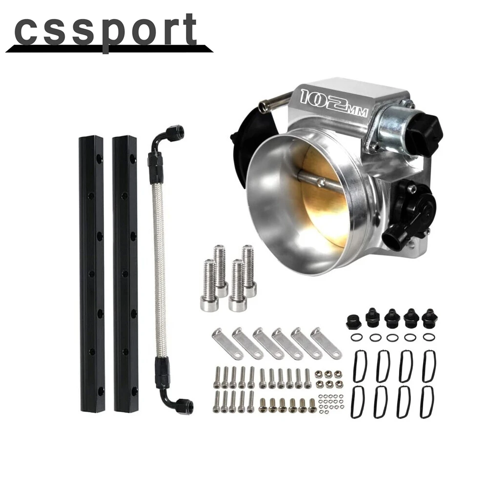 

102mm Intake Manifold Part LS1 LS2 LS6 4.8L 5.3L 5.7L w/ Fuel Rail Throttle Body