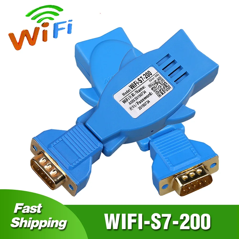

WIFI-S7-200 Wireless Programming Adapter For Siemens S7-200 PLC Cable RS485 Download Line Replace USB-PPI Cable