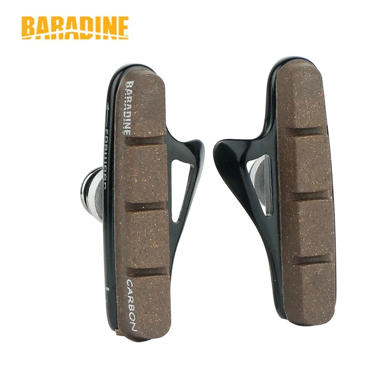 

Braking Blocks for Road Bicycle Carbon Rims Linear Pull Friction Wheel Brake Pads Replaceable Inserts Light Weight