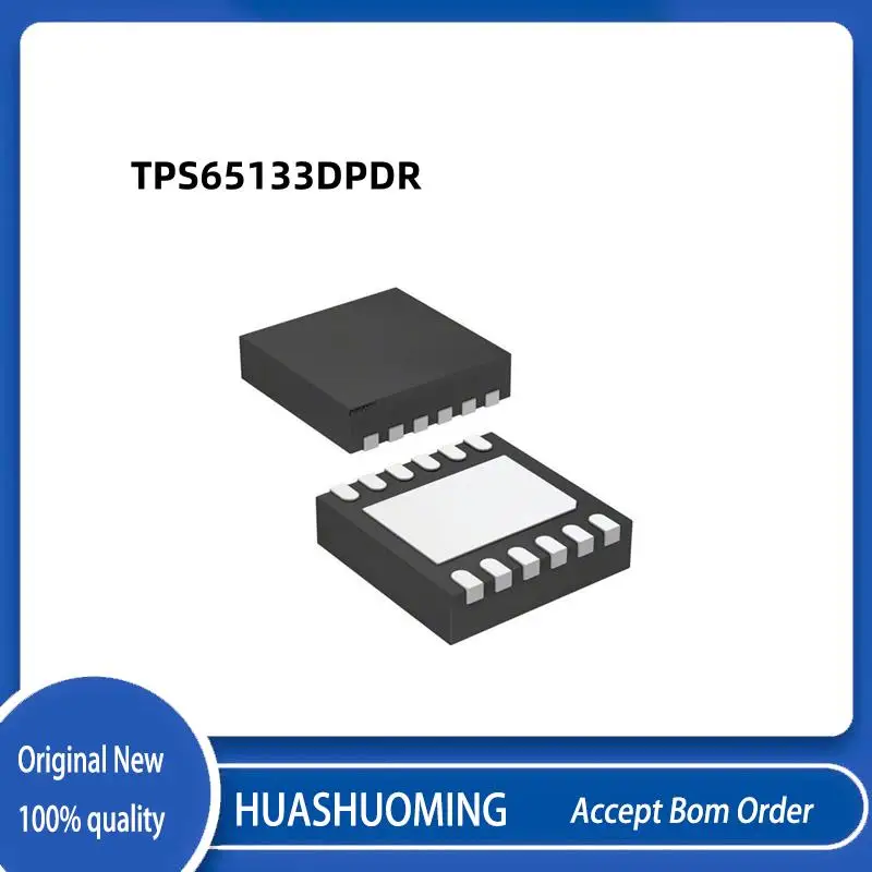 10Pcs/Lot new  TPS65133DPDR  TPS65133DPD TPS65133D  65133  TPS65133 QFN12