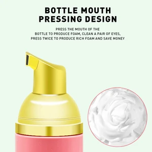 Novo concentrado mousse limpador de espuma de cílios para extensão de enxerto de cílios shampoo concentrado com garrafa vazia ferramentas de maquiagem 10 principais vendas frasco espuma pestanas - №10