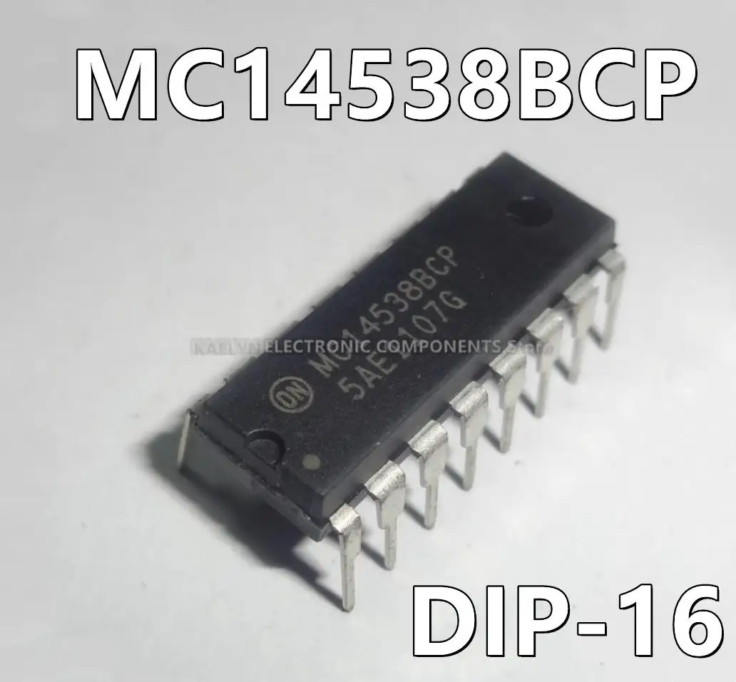 10Pcs/lot MC14538BCP MC14538 Monostable Multivibrator DIP-16