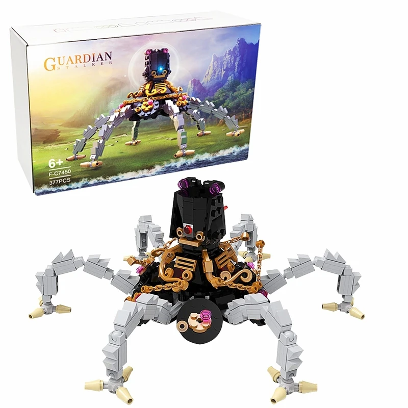 

Модель строительных блоков Guardian MOC, совместимые кирпичики, детализированная сборка для подростков, геймеров, коллекционеров, декор для стола, подарок на день рождения