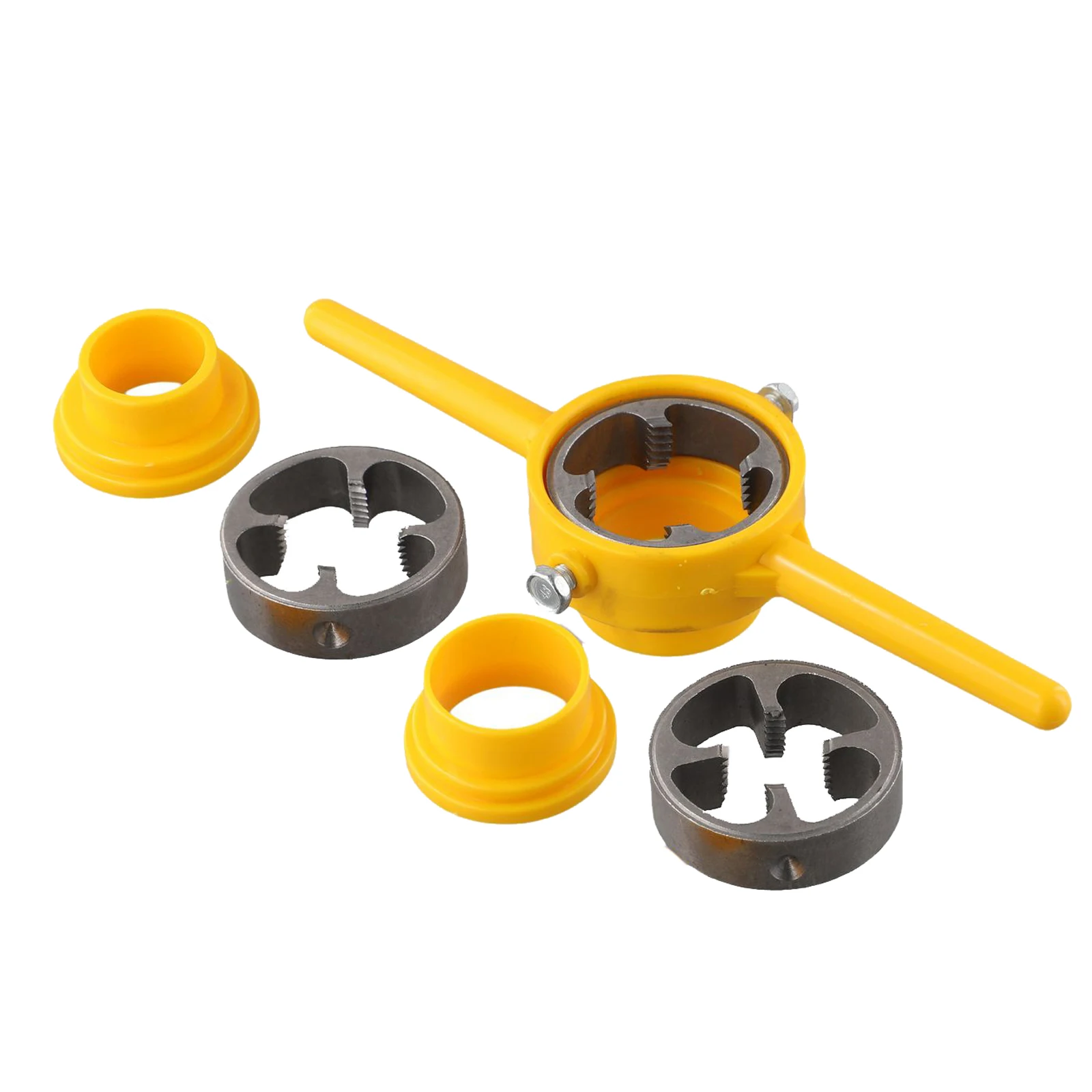 Filettatura Strumento Maker Infila Tubi 33mm Diametro Superiore 50mm Diametro Inferiore NPT Filettatura Plastica/lega Giallo Pratica Plastica 1/2