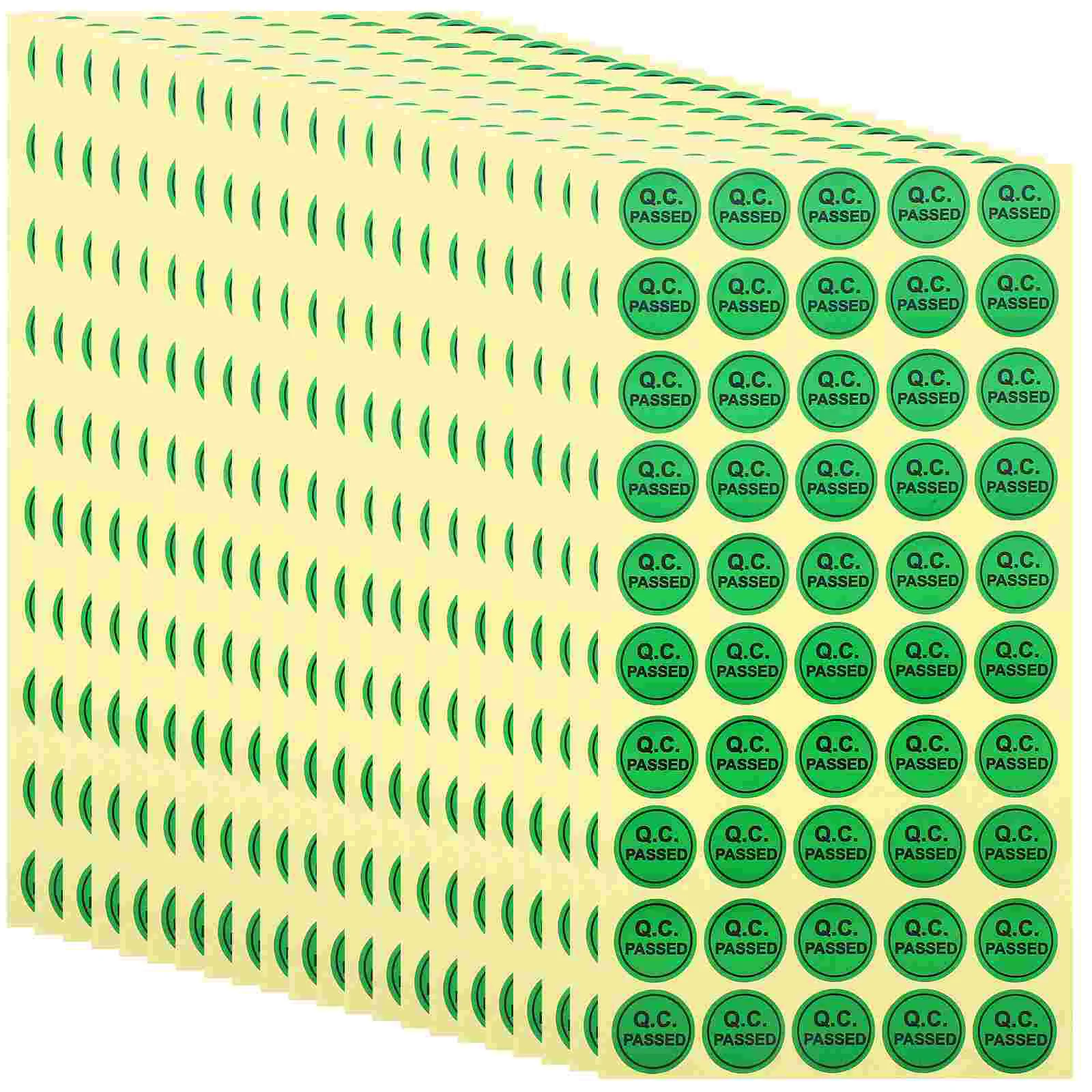 Imagem -05 - Passando Decalques Etiquetas Etiqueta de Inspeção de Controle de Qualidade Status Testado Etiquetas Applique 1000 Pcs qc