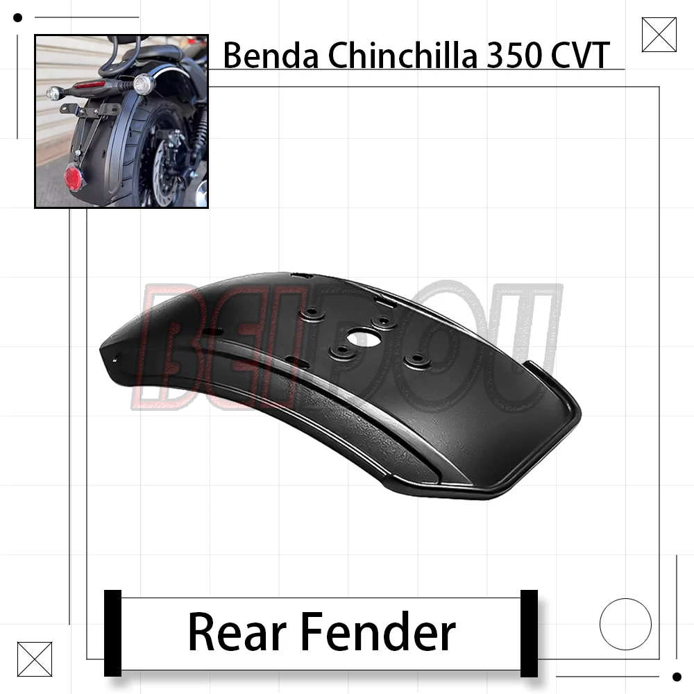 

For Benda Chinchilla 350 CVT BD 350CVT ACE NEO Motorcycle Rear Fender Reinforced Fender Rear Fender