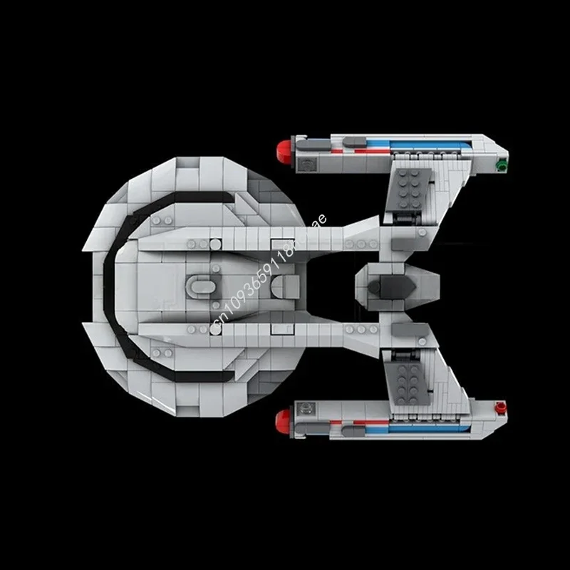 879pcs MOC USS Thunderchild Akira Class Midi Scale  Building Blocks Education Brick Children Kids Birthday Christmas toy Gift
