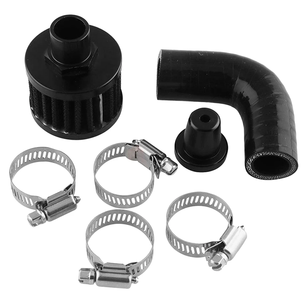 

1 Set Car Crankcase Vent Kit 07.5-17 Black Durable Auto Accessories Replacement Exhaust Hose Clamp Included Engine Parts