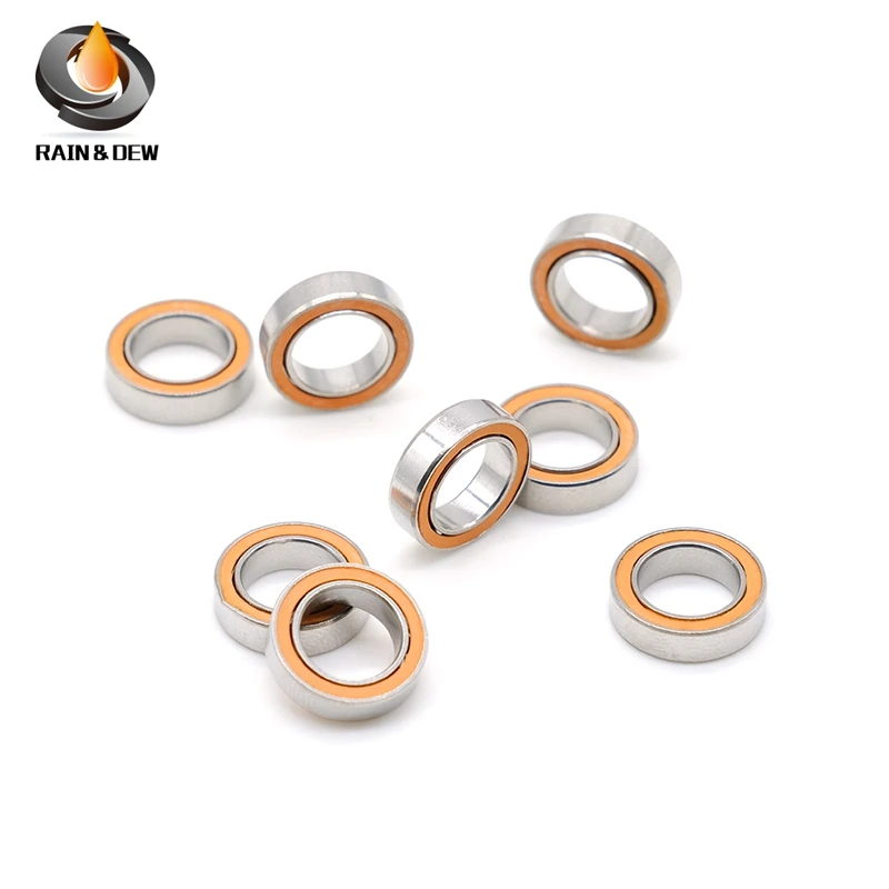 

1Pcs SMR128 2RS CB ABEC7 8X12X3.5mm MR128 Stainless Steel Hybrid Ceramic Ball Bearing RC Model Bearing Set