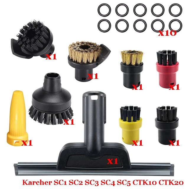 Voor Karcher Sc1 Sc2 Sc3 Sc4 Sc5 Sc7 Ctk10 Ctk20 Handheld Stoomborstelkop Krachtige Nozzle Vervanging Stofzuiger Onderdelen