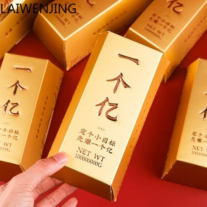 

SGF gold brick pineapple cake bag biscuits snowflake egg yolk shipping bronzing box