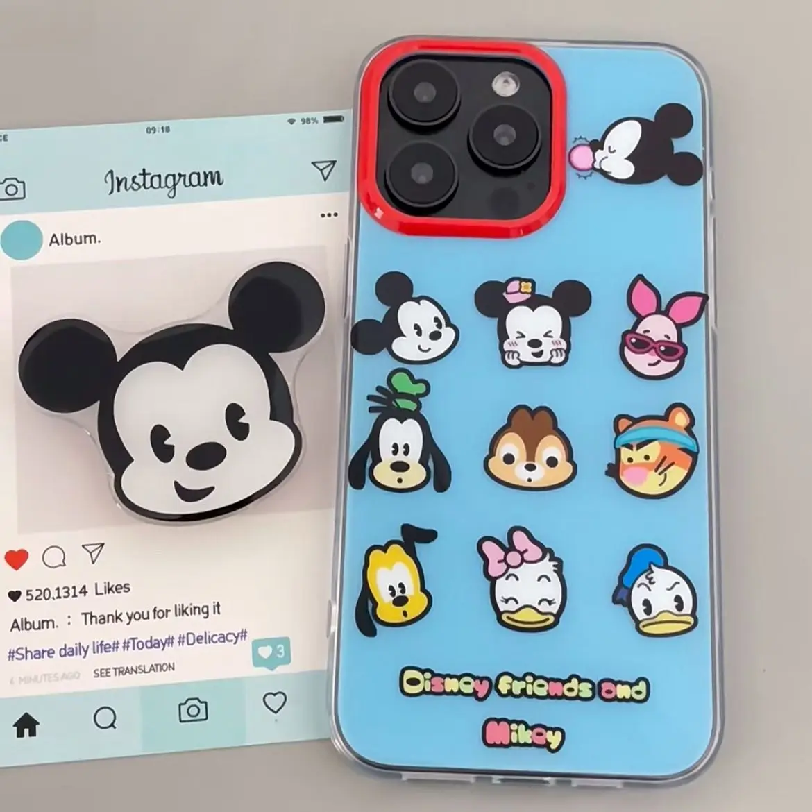 Disney Mickey Mouse Collection Phone Case For iPhone 16 15 14 13 12 11 Pro Max XR XS X 7 8 Plus 13 12 Mini Silicone Soft Cover