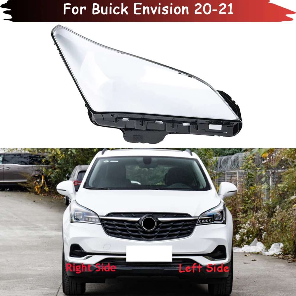 

Auto Head Lamp Light Case For Buick Envision 2020 2021 Car Headlight Lens Cover Lampshade Glass Lampcover Caps Headlamp Shell