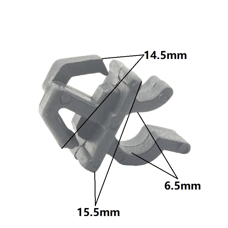 20PCS Universal Car Plastic Cover Hood Prop Rod Support Wire Clips Black Retainer Fasteners For Toyota Honda Mitsubishi Lexus