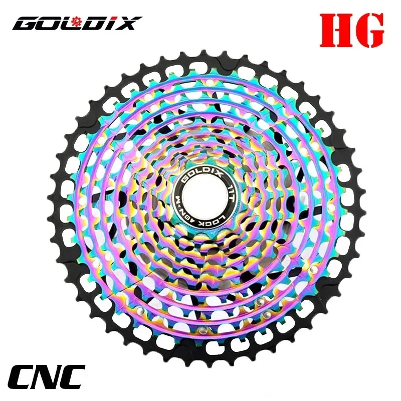 GOLDIX MTB 11/12speed Cassette HG Standard 11-46T 11-50T Ultralight CNC Integrated Molding 11/12s Sprocket Ultimate  bike parts