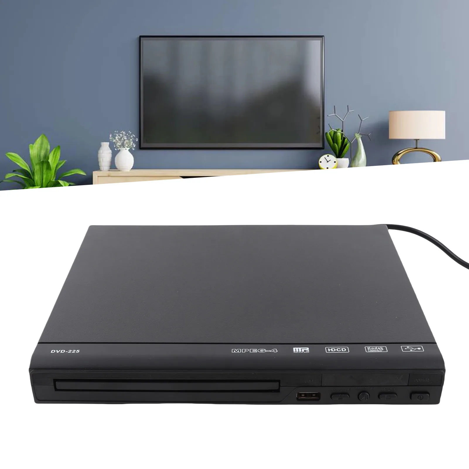 

Мини-HD DVD-плеер для домашнего использования, воспроизведение компакт-дисков с ТВ-выходом, поддержка встроенного интерфейса PAL NTSC USB 20 и RCA аудио-видео