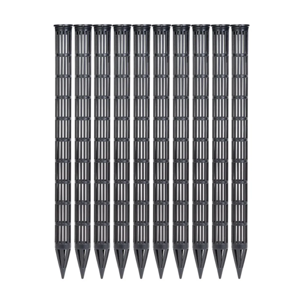 10PCS Plastic Plant Aeration Tubes Prevent Root Rot Improve Soil Air Circulation Plant Drainage Pipes Breathable