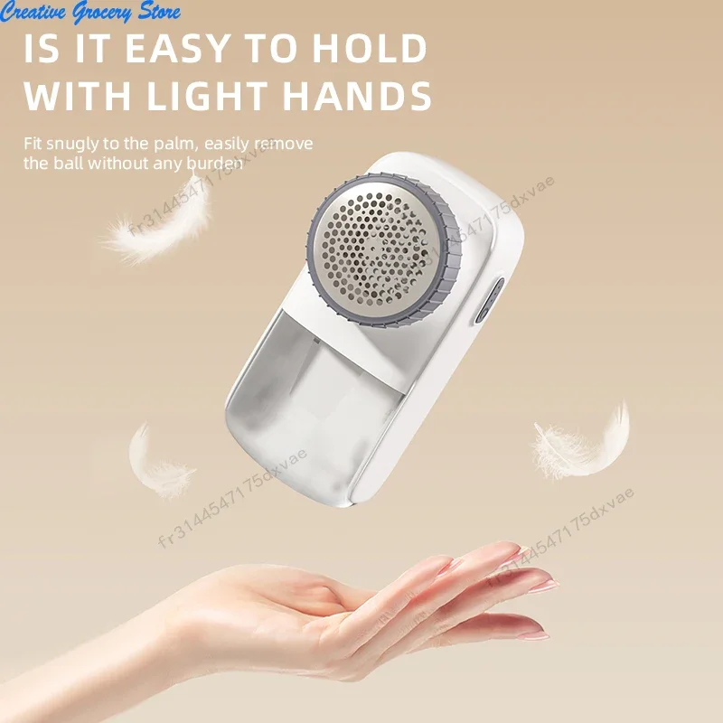 ماكينة تشذيب الوبر بشاشة رقمية ذكية مع ستة شفرات وكبسولة شفط ماكينة لينت الملابس الكهربائية المحمولة القابلة لإعادة الشحن عبر USB #4