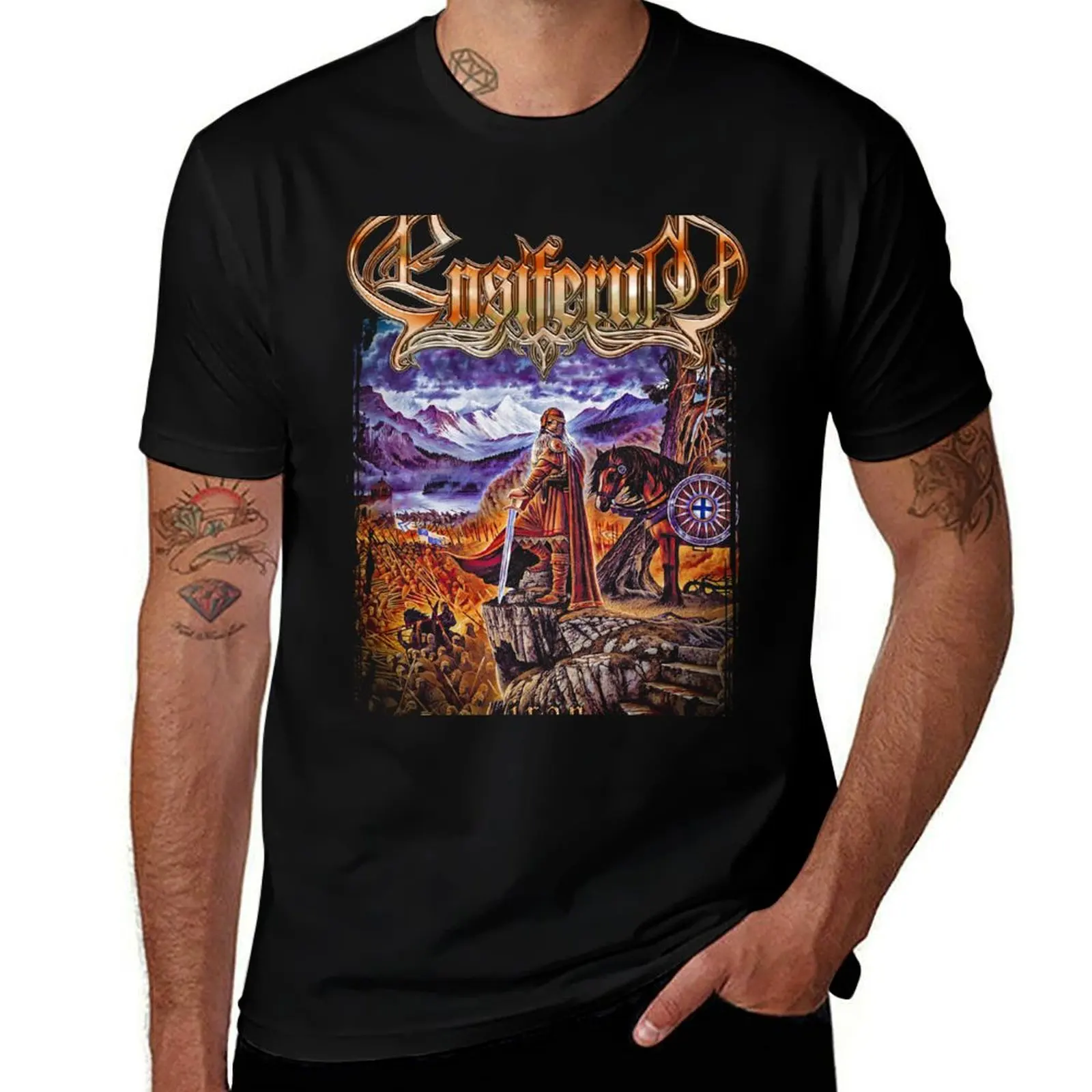 

Ensiferum - Iron T-Shirt t shirt for man cotton t shirt man