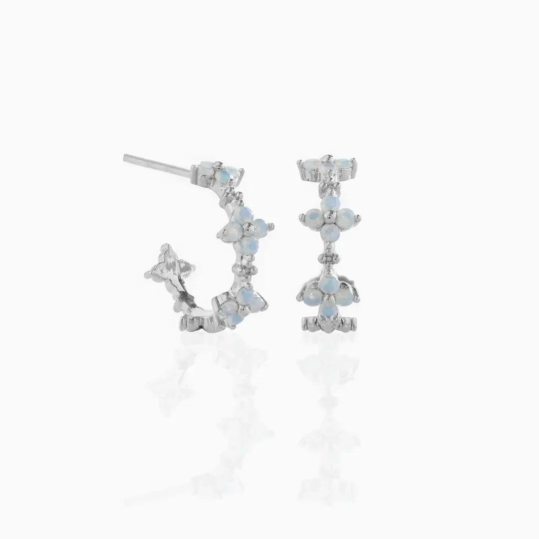 

2023 Blue Blossom Earrings For Girls Women