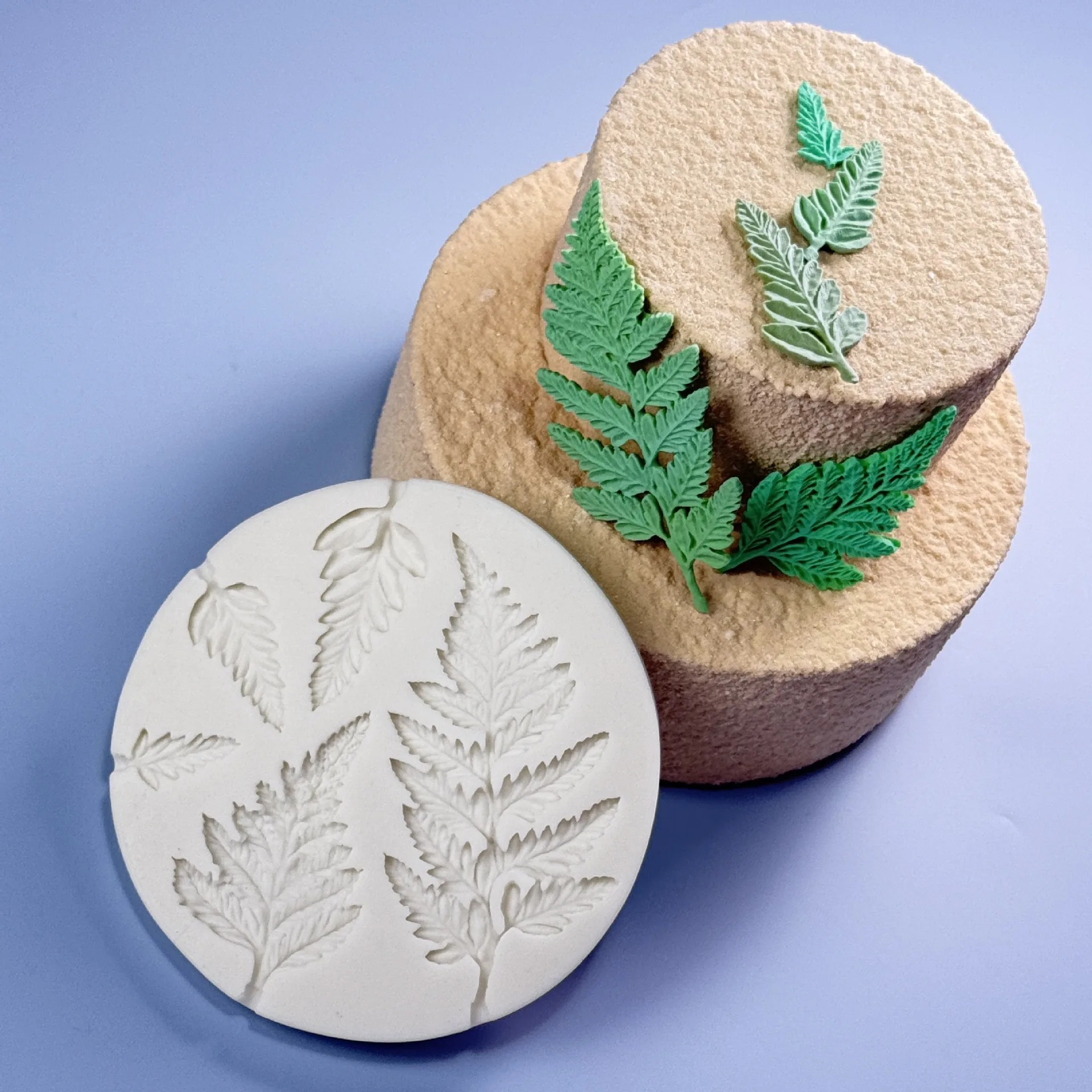Simulation Leaf Mold Silicone Food Grade Leaf Veins Clear Multi-style DIY Baking  Decoration Accessories Cake Decorating Tools