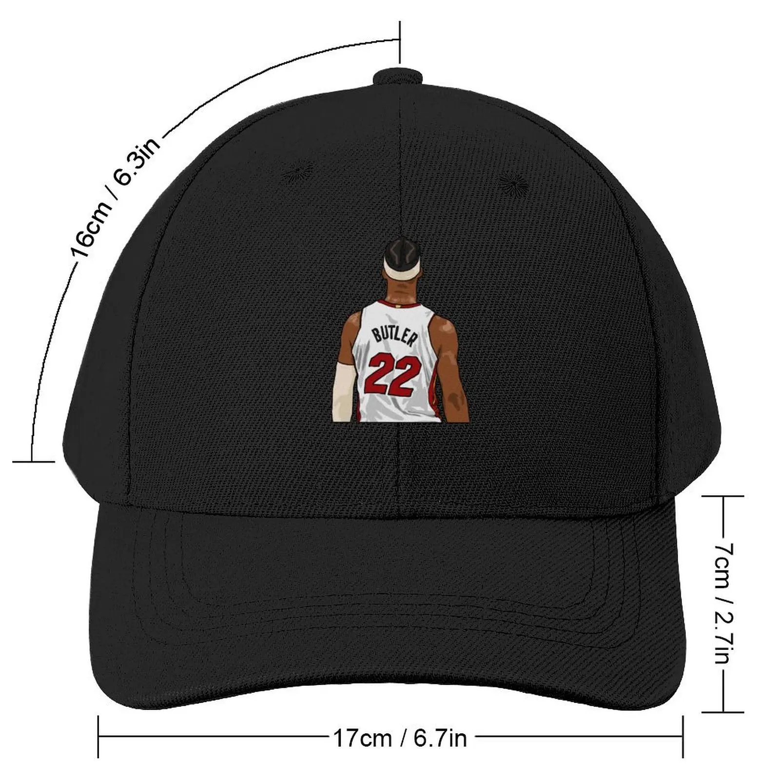 Jimmy Butler Back-To Baseball Cap Fashion Beach Beach Bag New In The Hat Women's Men's