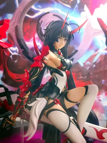 Original Honkai Impact 3 Herrscher Ofthunder Raiden Mei 1/8 Deluxe Edition Statisches Modell Spiel Desktop 30 cm Statue Dekoration