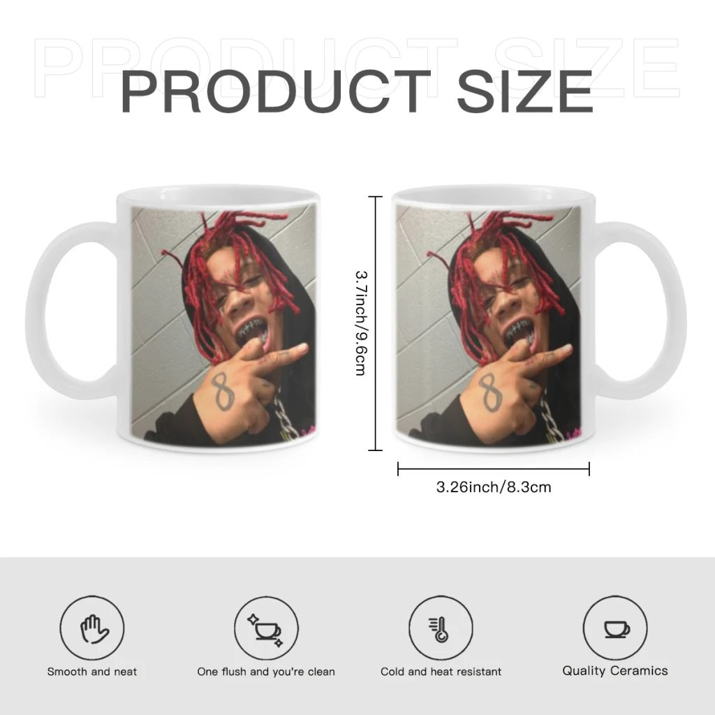 Rapper T-Trippies R-Red Free shipping Coffee Cups Ceramic cups creative cups and cute mugs Personalized Gift Cup For Tea