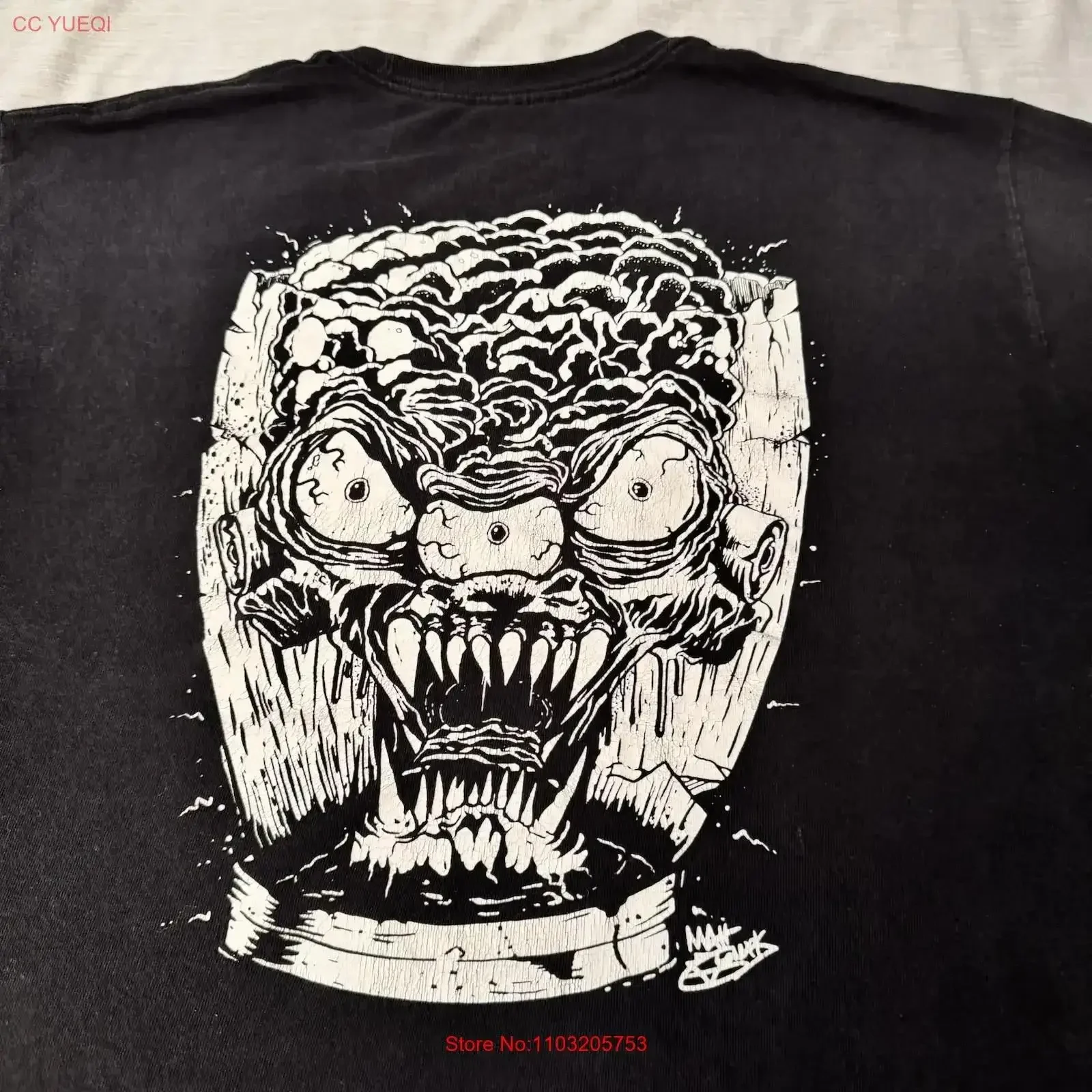 

Matt Gondek x Eclipse LA colab T Shirt Size XL Deconstructed Pop Art vintage Washed homme graphic Breathable Stylish Soft
