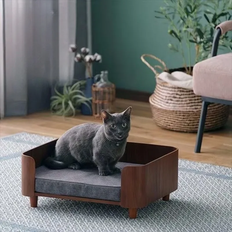 Spot wooden kennel pet bed large, medium and small dog and cat kennels