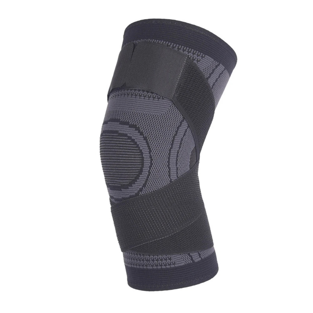 Lace up Compression Sports Knee Pads Knitted Running Basketball Mountaineering Cycling Badminton Knee Pads