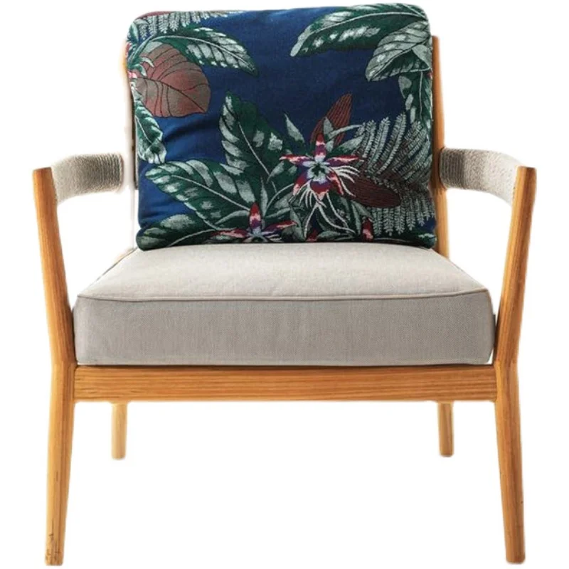 

Outdoor dining table and chair combination teak courtyard outdoor garden rattan chair furniture