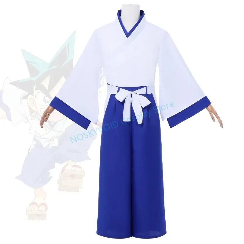 Kenyuu Densetsu Cosplay Costume Genius Swordsman Yaiba Kendo Kimono Set Anime Exhibition Japanese Samurai Costumes