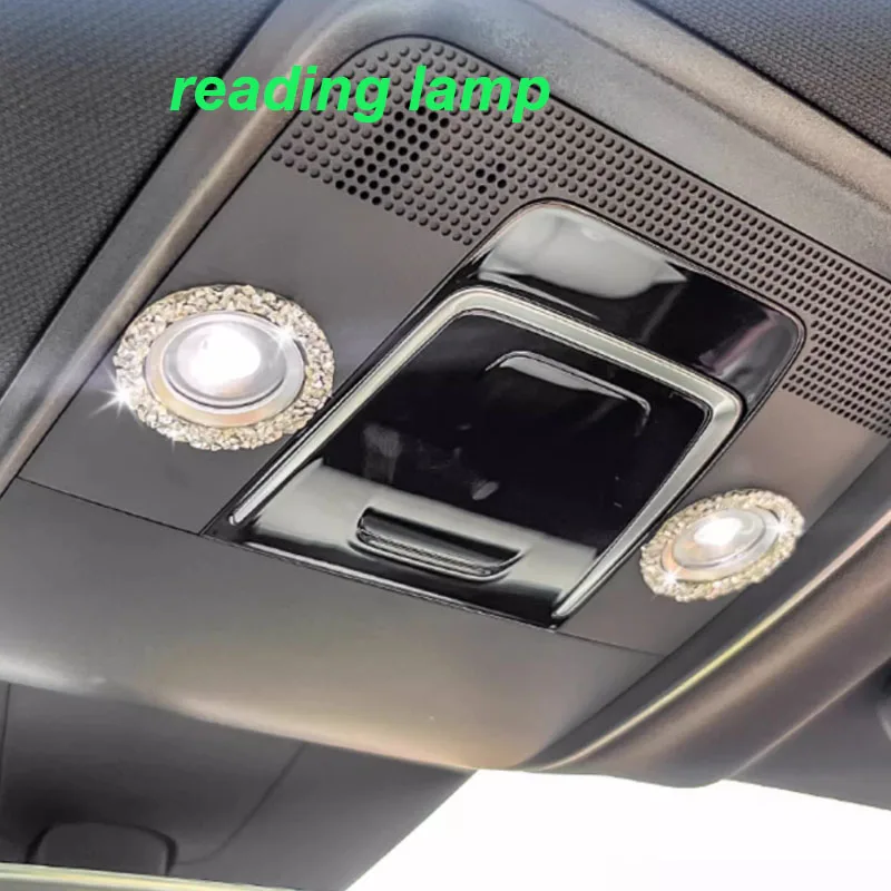 ل BYD ختم 06 DMI 2025 عجلة توجيه سيارة ملصقات الماس الصغيرة الزخرفية شعار رأس السيارة الترتر الملحقات الداخلية