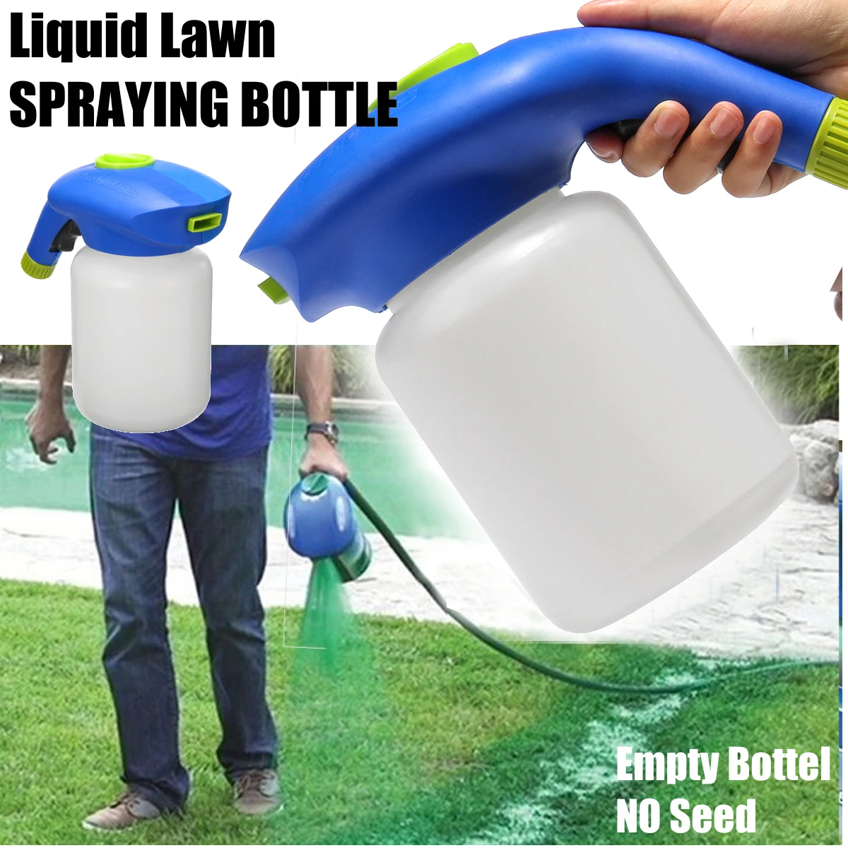 

24cm Liquid Lawn Rescue Covers Up To 200 Square Feet Grass Grower Spray Sprayer
