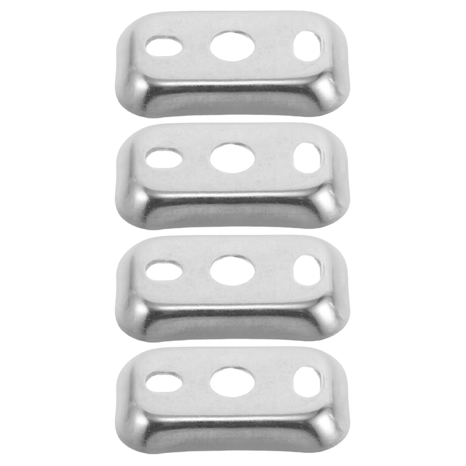 

4pcs Stainless Steel Towel Bar Base Plates, Bathroom Towel Rack Mounting Gaskets, Wall Mount Bracket Towel Bar Fastener Plate