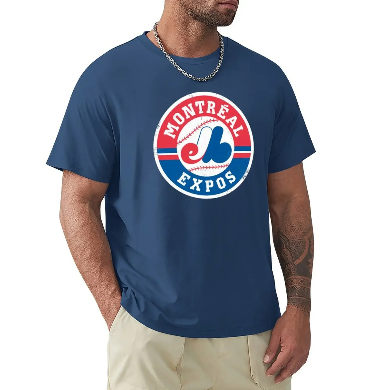 Vintage Montreal Expos Shirt T-Shirt anime graphics fitted t shirts for men